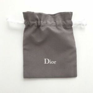 🌸 3 for $33 DIOR Dust Bag Jewelry Pouch Gray